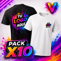Pack 10 Camisetas Personalizadas