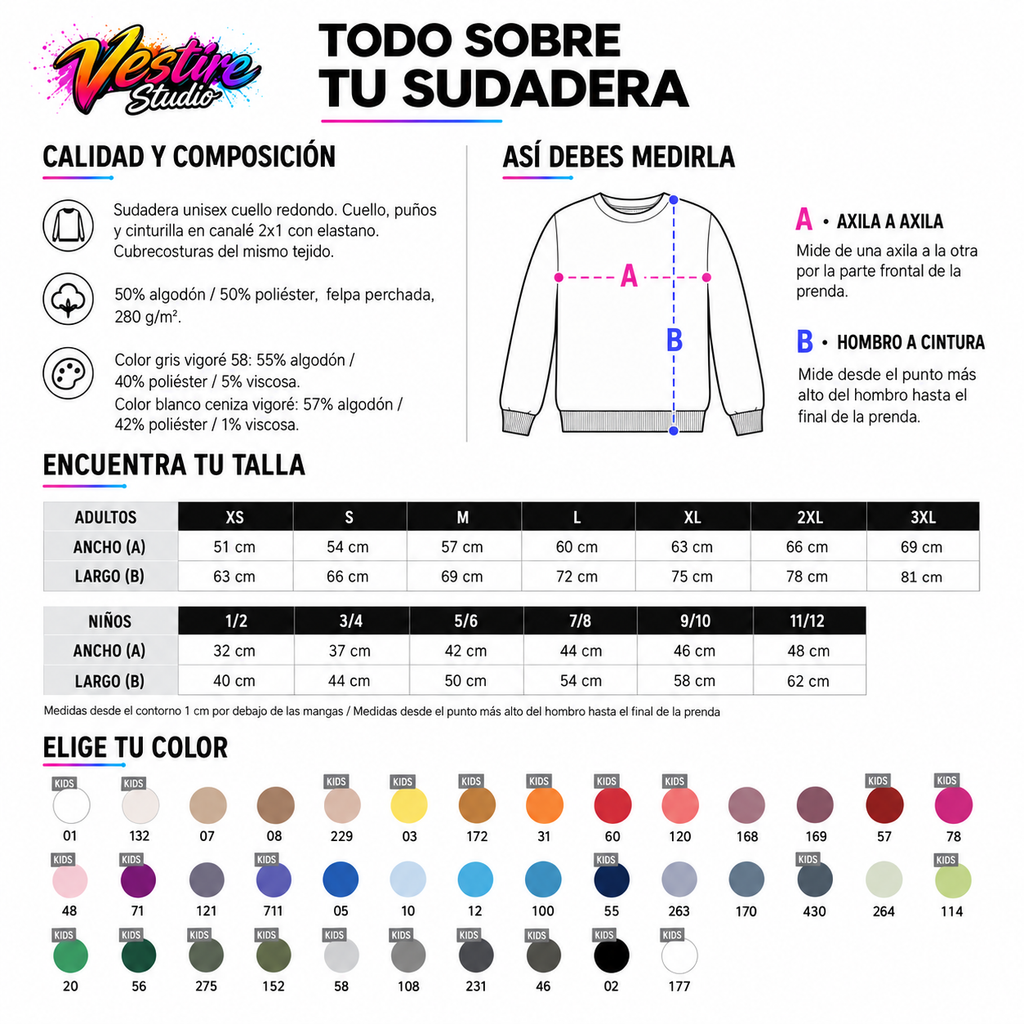 Pack 10 Sudaderas Personalizadas