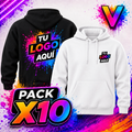 Pack 10 Sudaderas con capucha Personalizadas