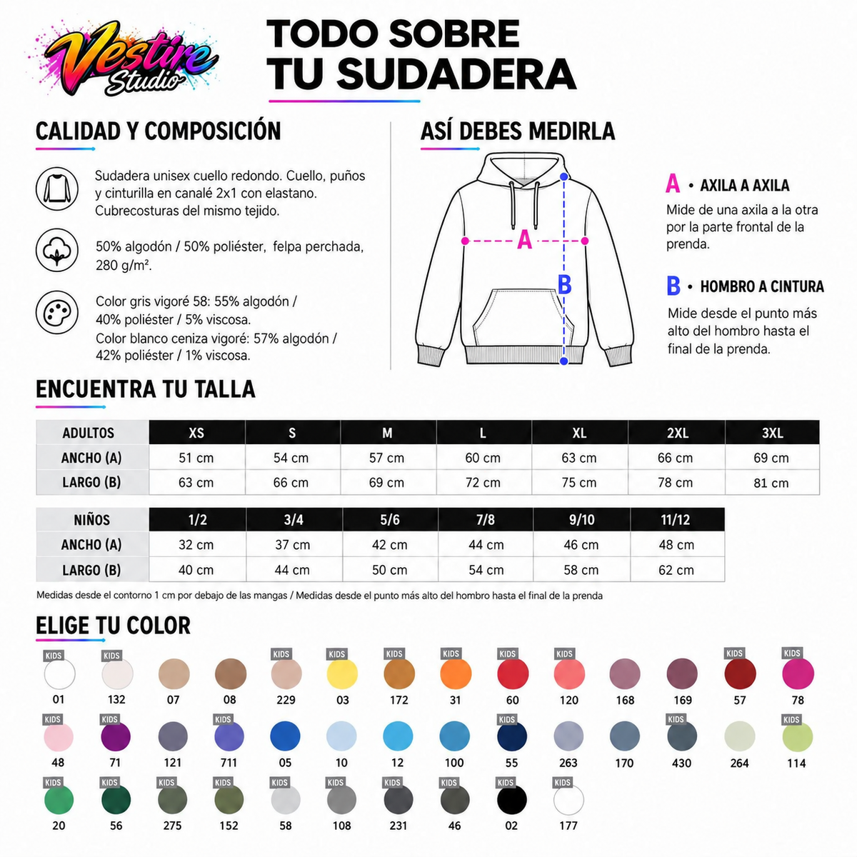 Pack 10 Sudaderas con capucha Personalizadas