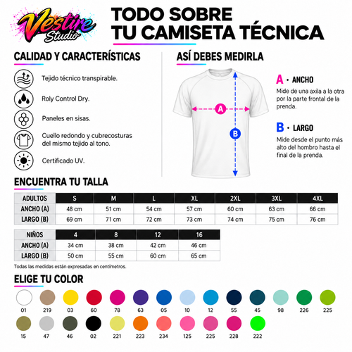 Camiseta técnica personalizada