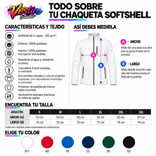 Chaqueta Shoftsell Personalizada