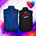 Chaleco acolchado personalizado